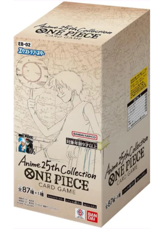 One Piece Card Game 特殊補充包 - EB02「Anime 25th Collection」(原盒)