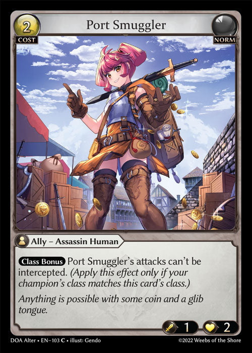 Grand Archive single card - DOA Alter - en-103 - Port Smuggler(C)