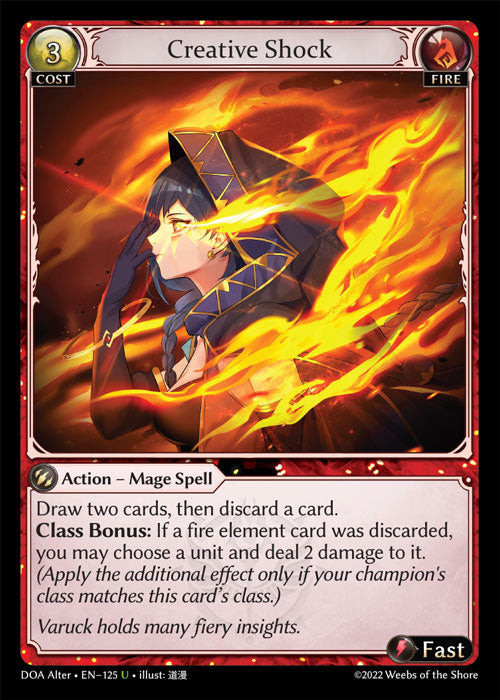 Grand Archive single card - DOA Alter - en-125 - Creative Shock(U)(Foil)