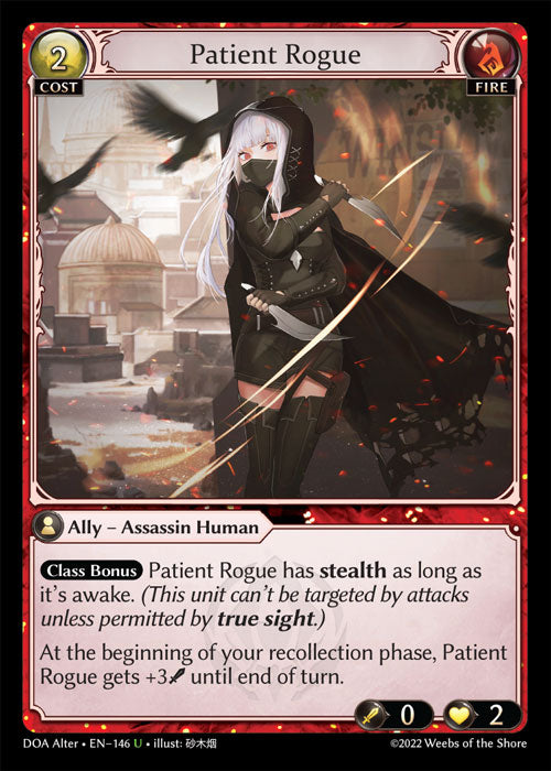Grand Archive single card - DOA Alter - en-146 - Patient Rogue(U)