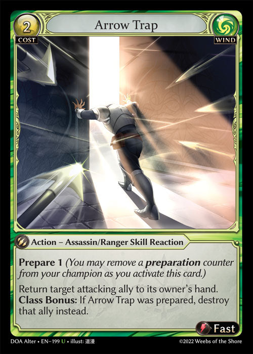 Grand Archive single card - DOA Alter - en-199 - Arrow Trap(U)