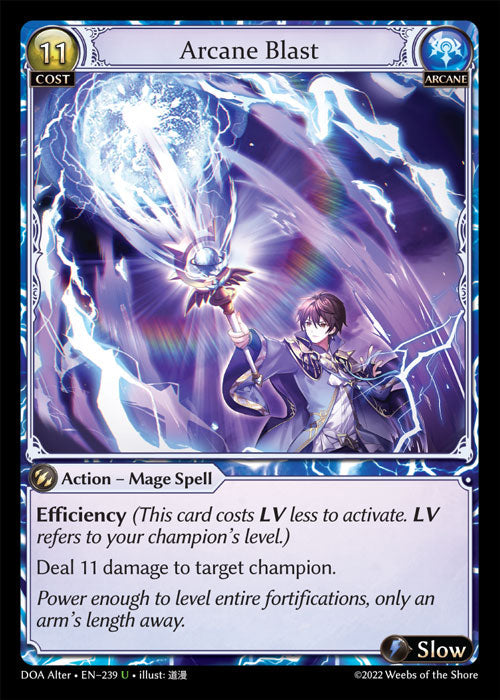 Grand Archive single card - DOA Alter - en-239 - Arcane Blast(U)