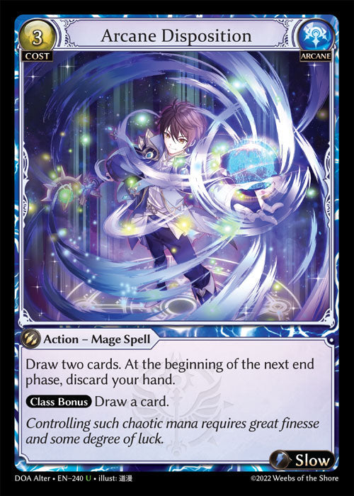 Grand Archive single card - DOA Alter - en-240 - Arcane Disposition(U)