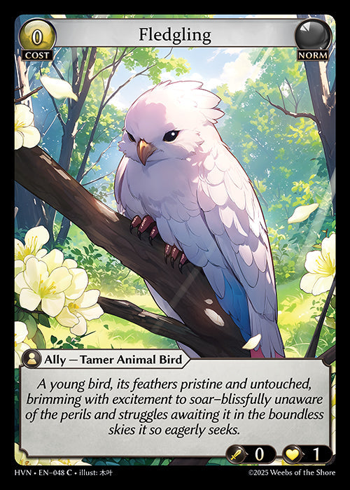 Grand Archive single card - HVN - EN-048 - Fledgling(C)
