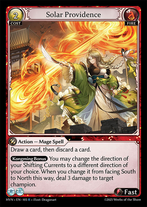 Grand Archive single card - HVN - EN-105 - Solar Providence(R)