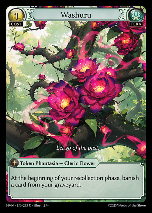 Grand Archive single card - HVN - EN-213 - Washuru(C)