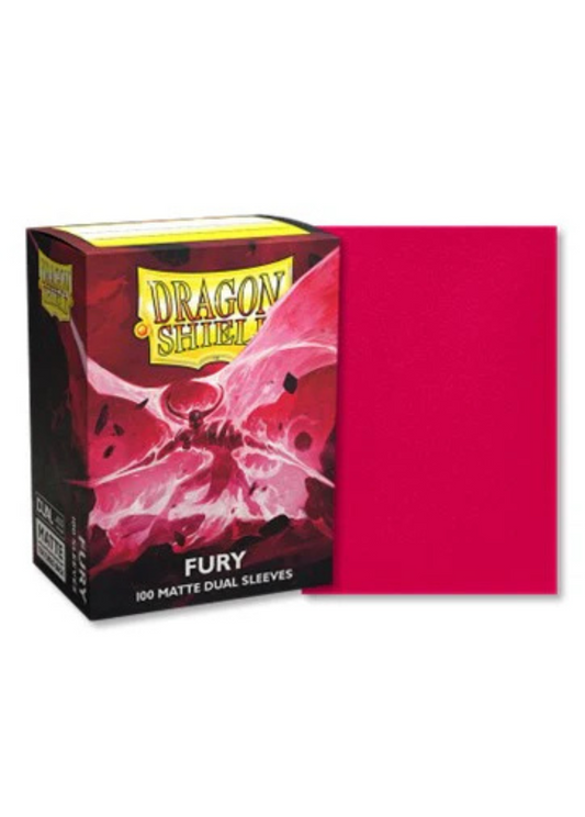 Dragon Shield Standard Deck Protector Sleeves - Dual Matte - Fury