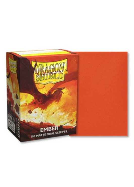 Dragon Shield Standard Deck Protector Sleeves - Dual Matte - Ember