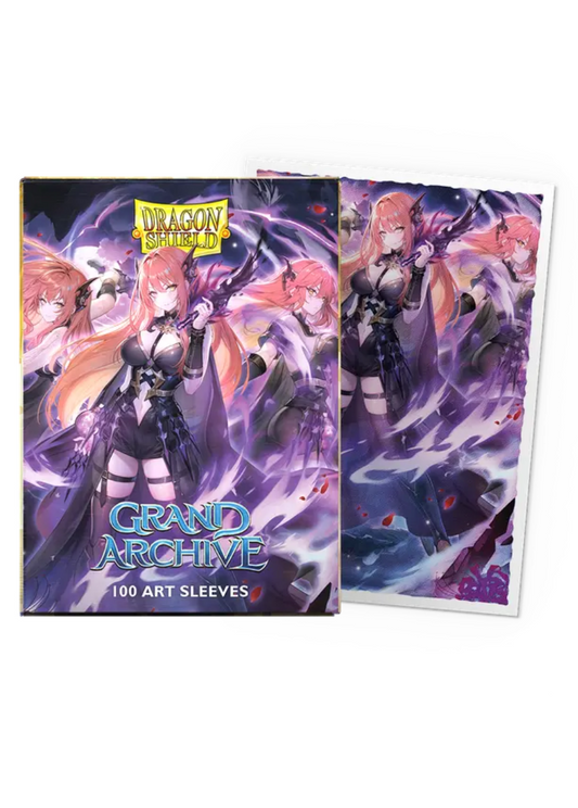 Dragon Shield Standard Deck Protector Sleeves - Art Matte - Grand Archive - Tristan