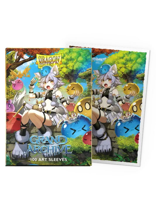 Dragon Shield Standard Deck Protector Sleeves - Art Matte - Grand Archive - Silvie