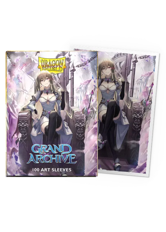 Dragon Shield Standard Deck Protector Sleeves - Art Matte - Grand Archive - Merlin