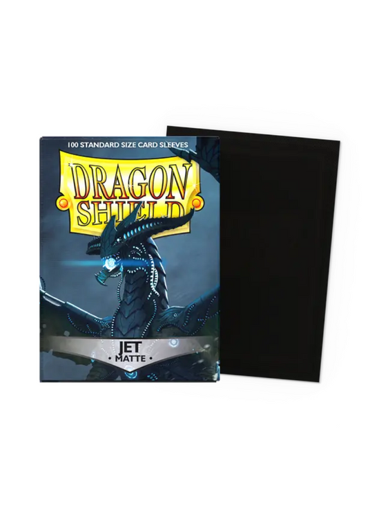 Dragon Shield Standard Deck Protector Sleeves - Matte Jet
