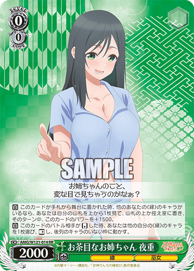 AMG/W121-014 - お茶目なお姉ちゃん 夜重(RR)