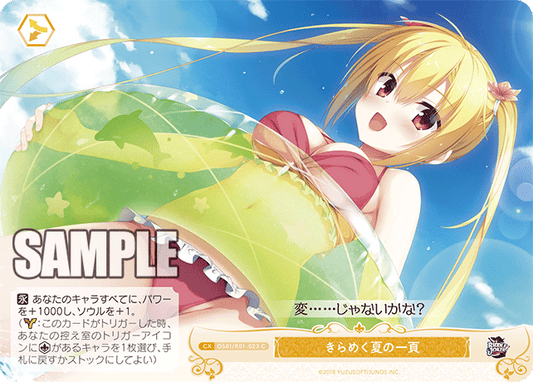 OS01/R01-023 - きらめく夏の一頁(C)