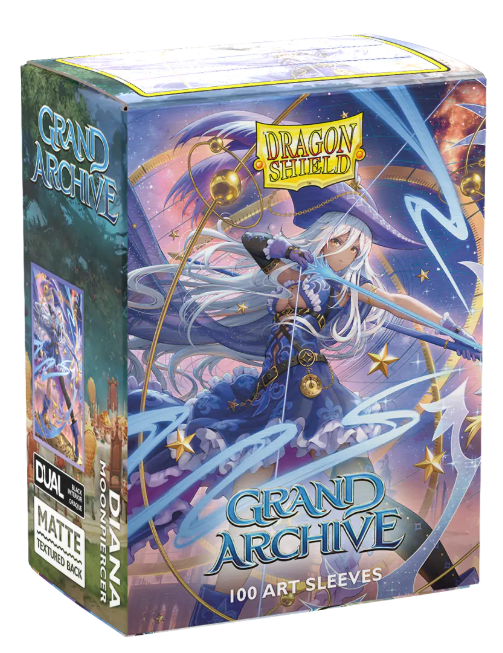 Dragon Shield Standard Deck Protector Sleeves - Art Matte - Grand Archive - Diana