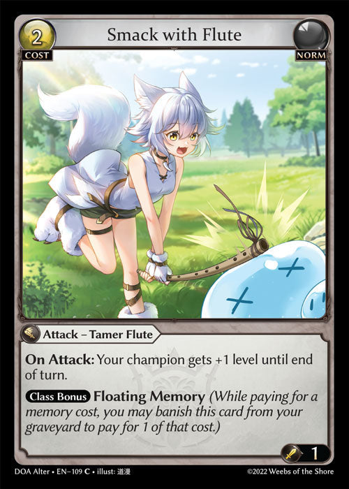 Grand Archive single card - DOA Alter - en-109 - Smack with Flute(C)