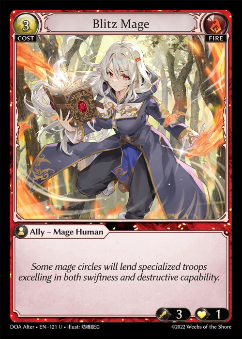 Grand Archive single card - DOA Alter - en-121 - Blitz Mage(U)