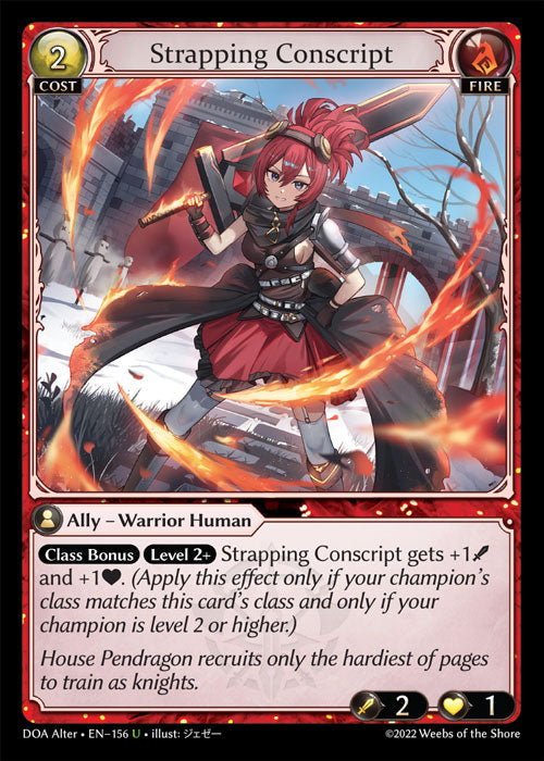 Grand Archive single card - DOA Alter - en-156 - Strapping Conscript(U)