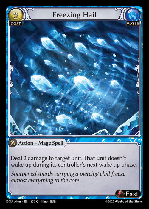 Grand Archive single card - DOA Alter - en-170 - Freezing Hail(C)
