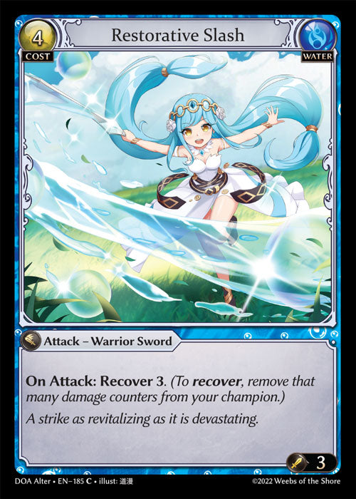 Grand Archive single card - DOA Alter - en-185 - Restorative Slash(C)